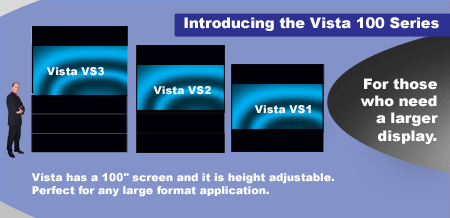 16:9. Diagonal screen size 99". Active display area is 4 feet by 7 feet. 