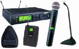 Shure ULX Series wireless microphone systems provide professional wireless microphone